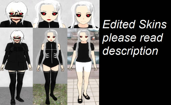 Edited: yandere simulator kaneki ken skin