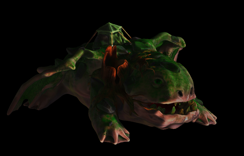 Earth dragon render