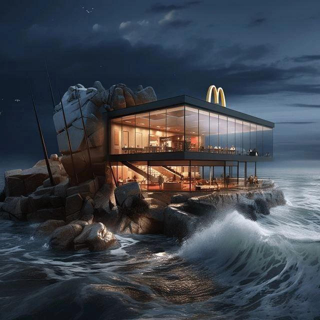 McDonald's in extreme locations First by EvenSurprise on DeviantArt