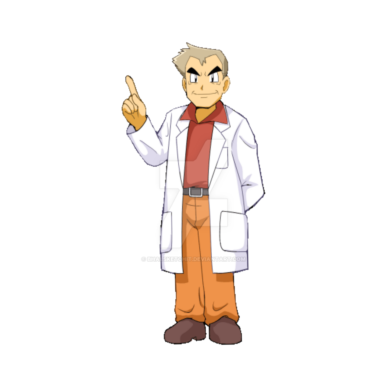 Professor Oak by BhalSketchit on DeviantArt