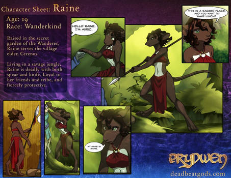Character Sheet- Raine