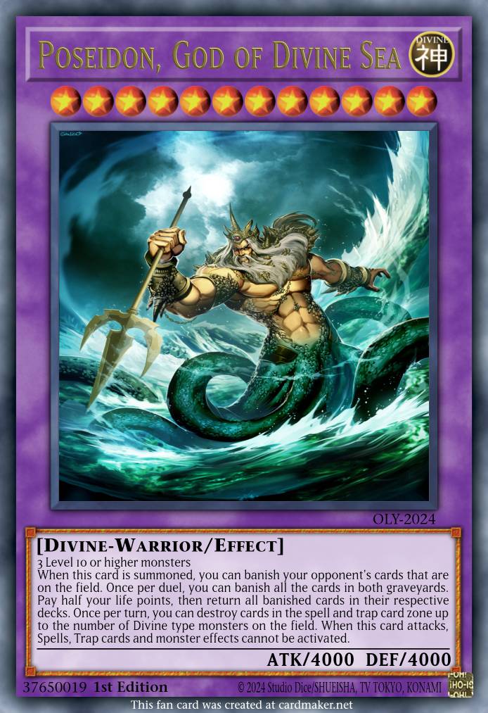 poseidon pokemon card Tyrant of the Oceans, - D-TB02/SP11EN Pokemon Poseidon 807