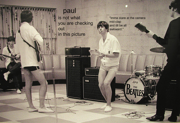 Two Beatles minus Pants