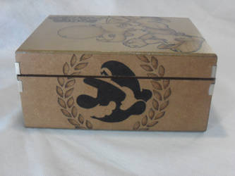 Wood Box: Mario [Pyrography / Woodburning]