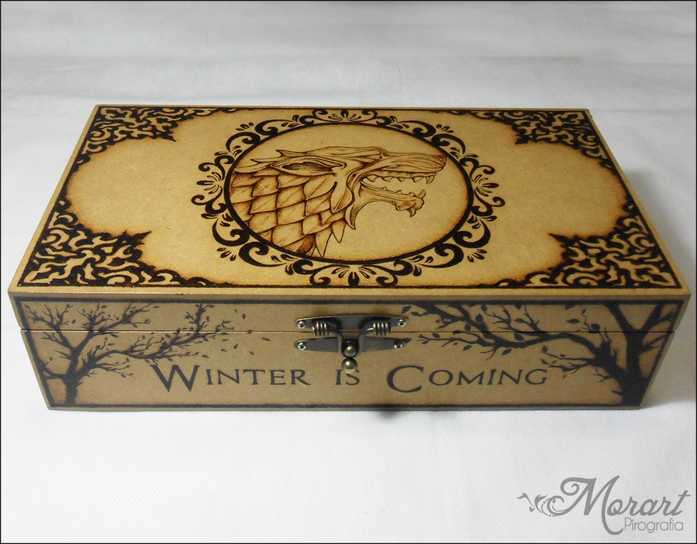 House Stark - Game of Thrones Pyrography