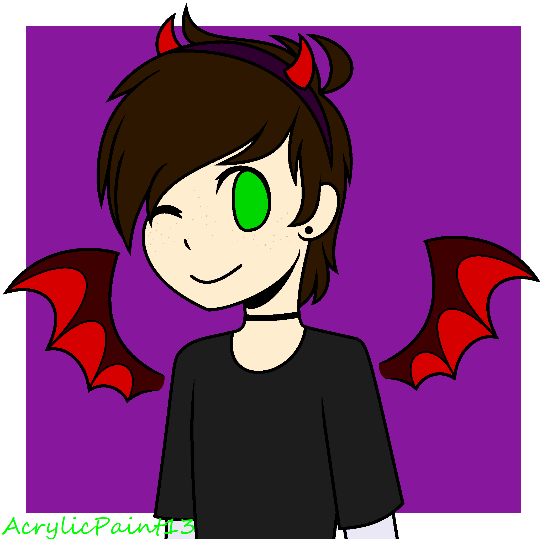 Lil Devil by AcrylicPaint13 on DeviantArt