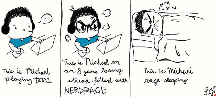 Michael and his nerd rage