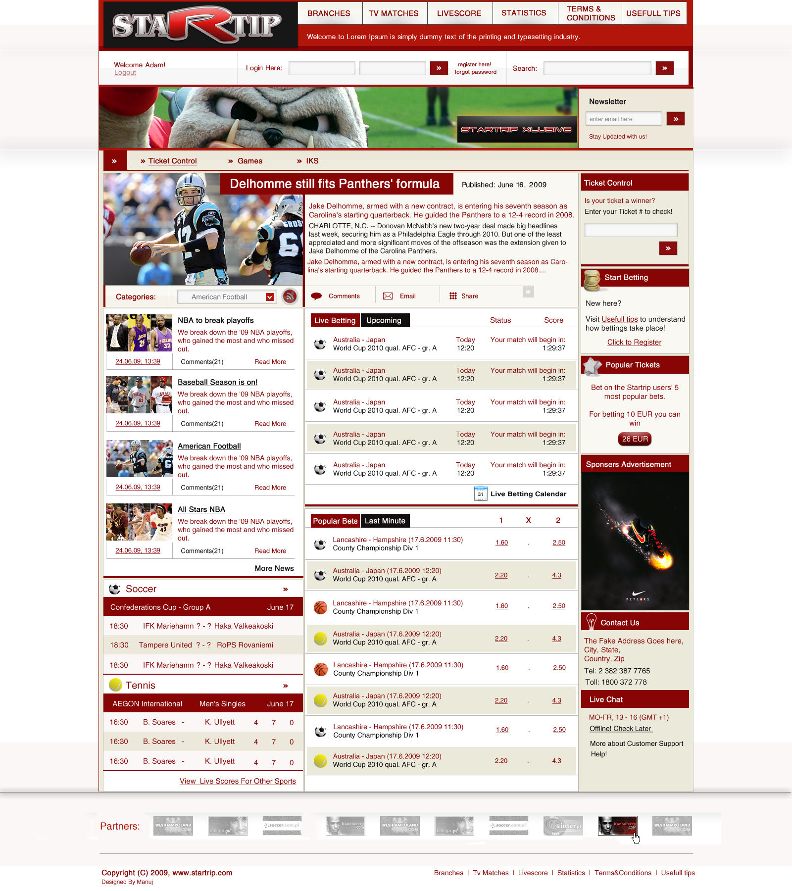 sports betting site