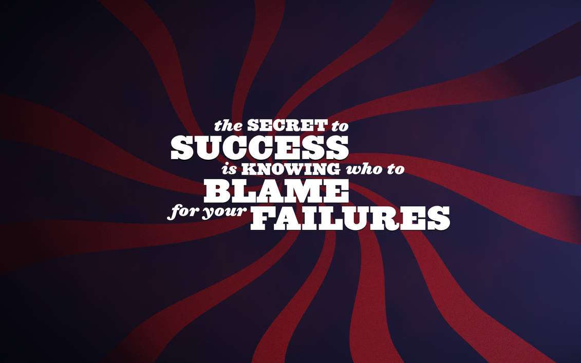 success blame failures by manujg