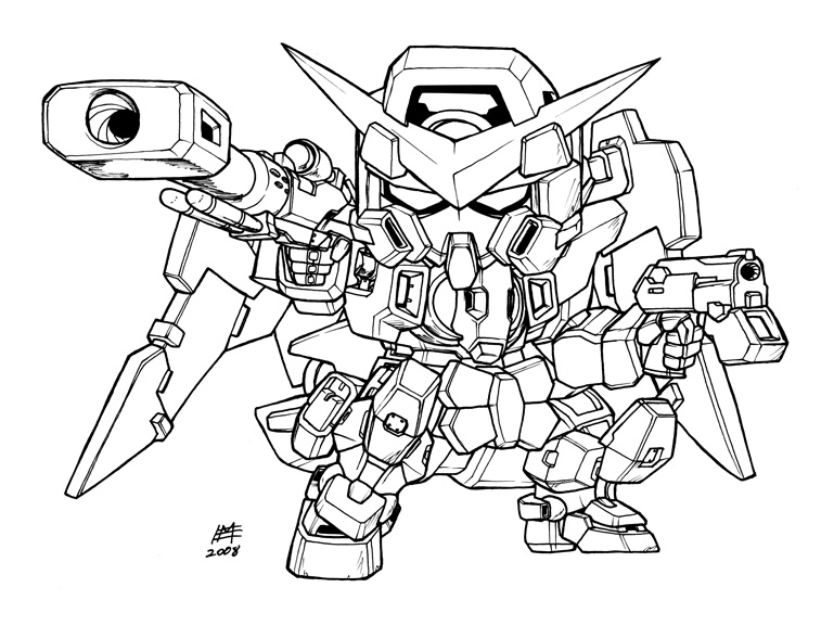 SD Dynames lineart