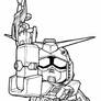 SD RX-78-2 Gundam Lineart