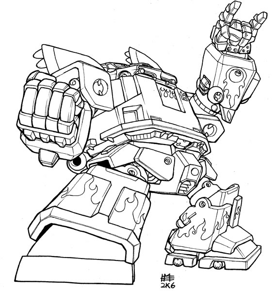 SD Megas XLR lineart