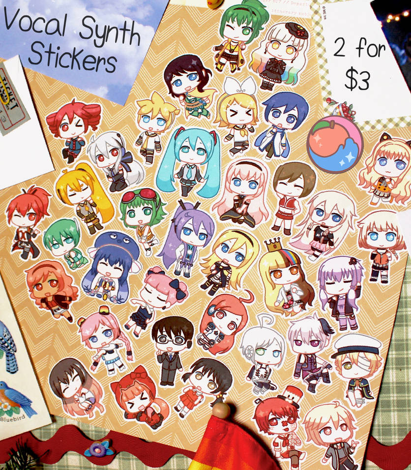 Synth Line Sticker Vocal Synth / Vocaloid Stickers (36) by princesspeach5 on DeviantArt
