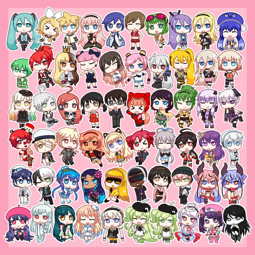 Vocaloid Stickers by fir3h34rt on DeviantArt