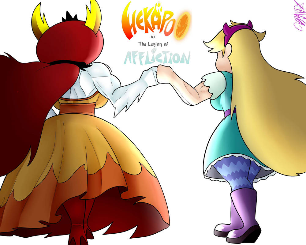 Disney Heckapoo Hekapoo and Star fistbump! by Oesm9876 on DeviantArt