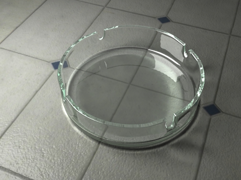 Glass Ashtray - WIP