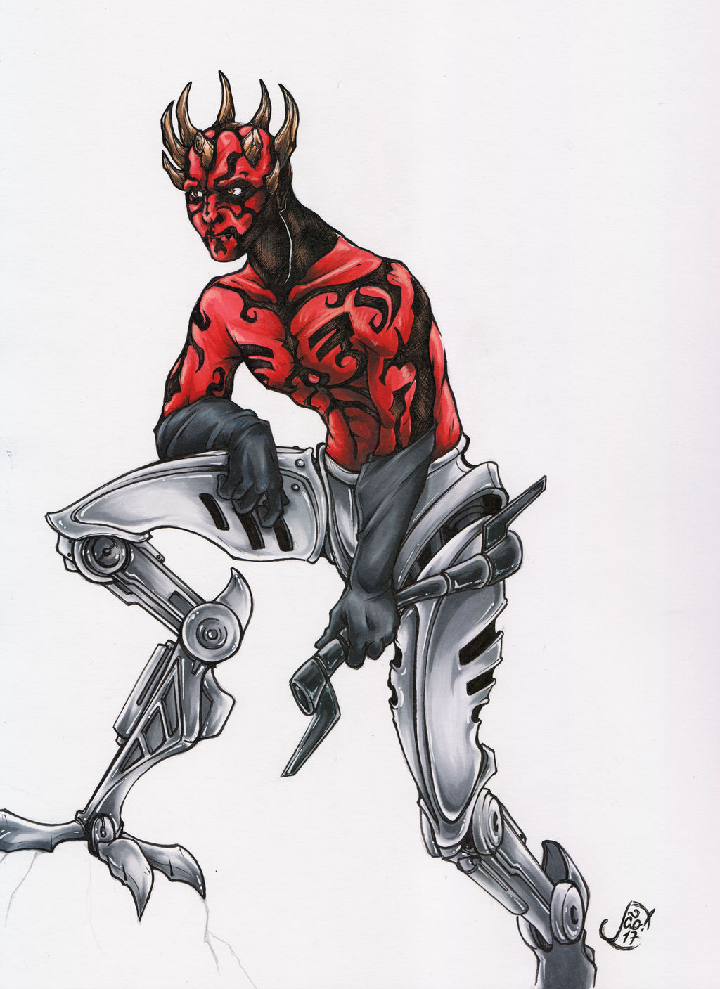 Darth Maul - Color by JaoRamos on DeviantArt