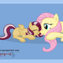 Fluttershy and Velvet Paw