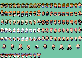 Blank selvmord krone The Accurate FireRed Overworld Sprite Resource by spherical-ice on  DeviantArt