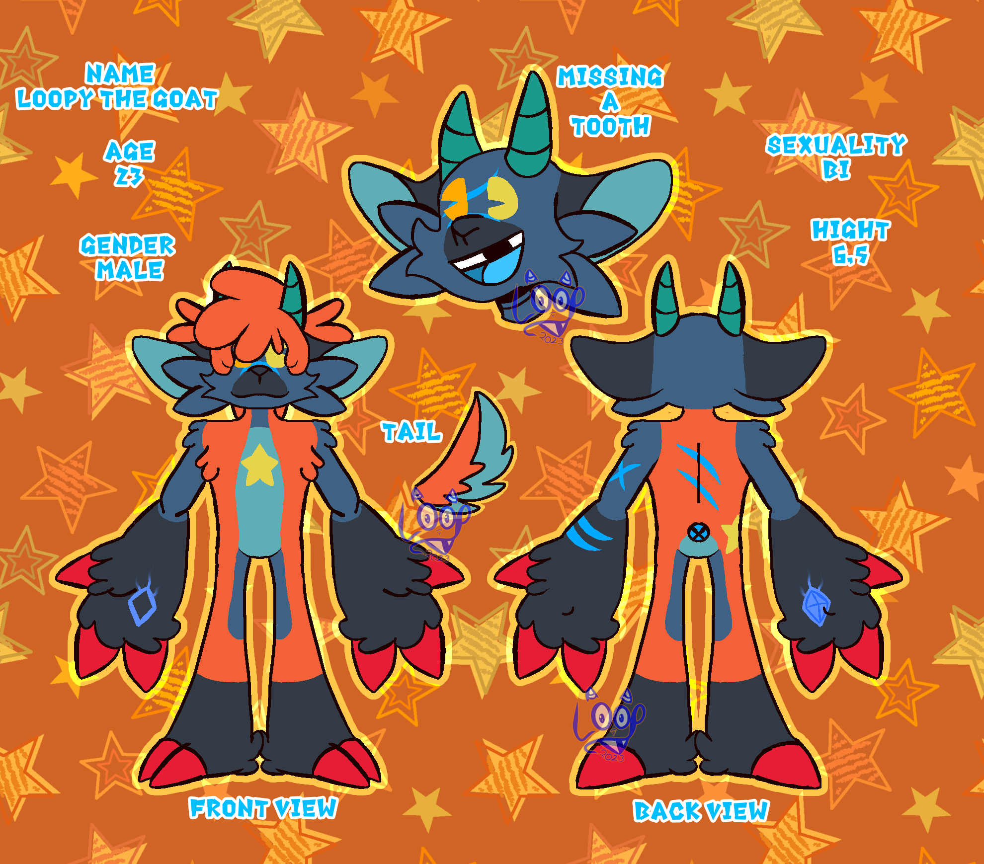 Loopys new reference sheet by LoopyRainbow on DeviantArt