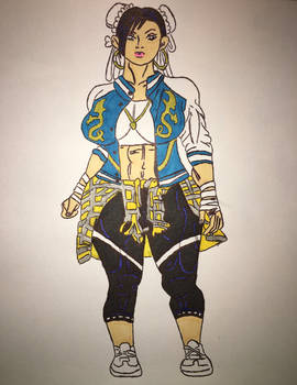 Chun-Li(sport casual costume idea)