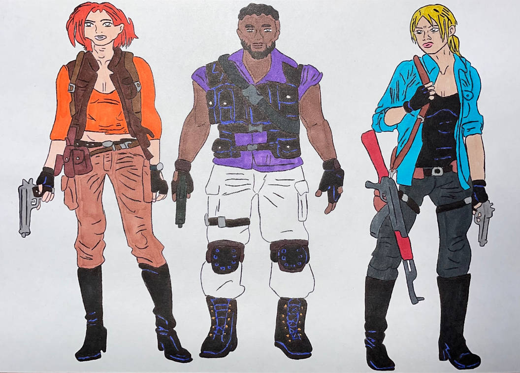 Resident Evil Ritual-main characters by JohnMish on DeviantArt