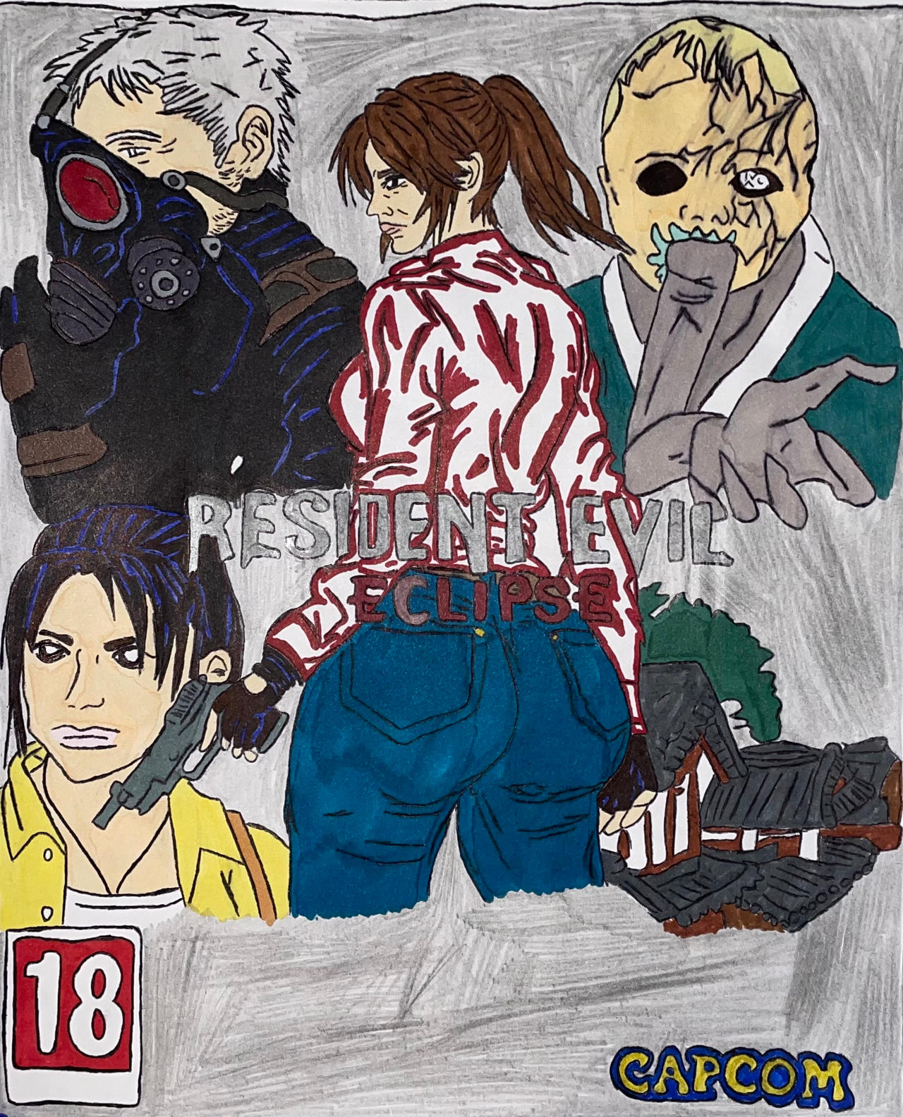 Evil Eclipse Resident Evil: Eclipse(poster) by JohnMish on DeviantArt