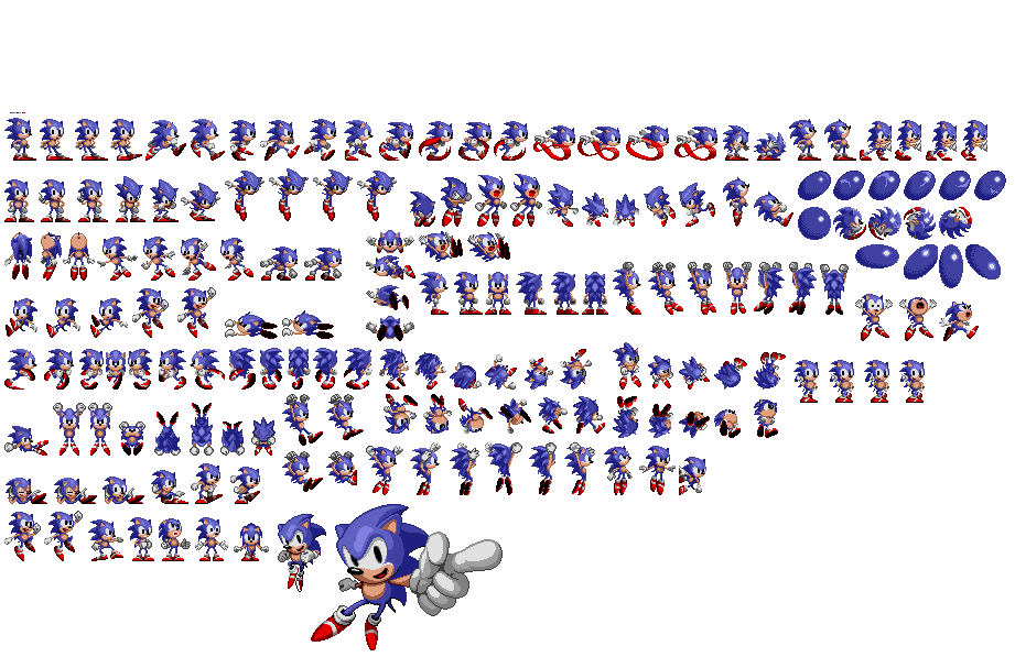 Sonic 1 Sprite Sheet