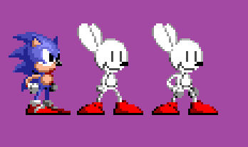 Sonic 1 styled Lucky The Rabbit (REMAKE) by Antonio1407 on DeviantArt