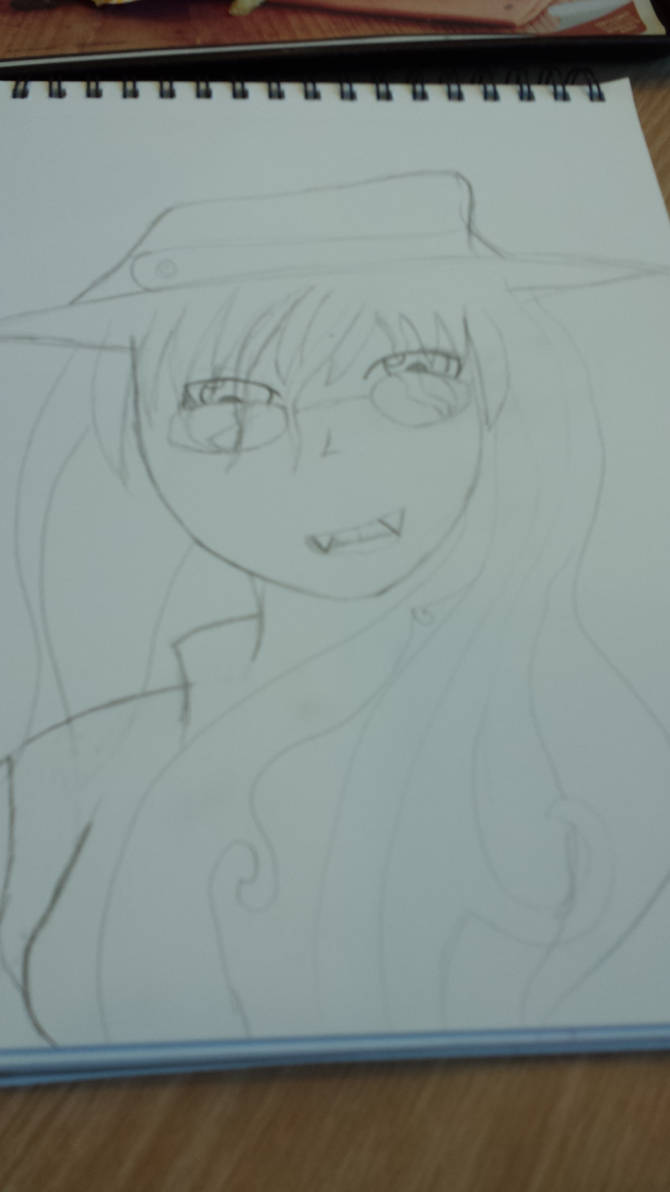 alucard and seras daughter uncolored by shadowclannumber9 on DeviantArt