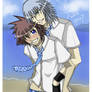 Sora and Riku luff