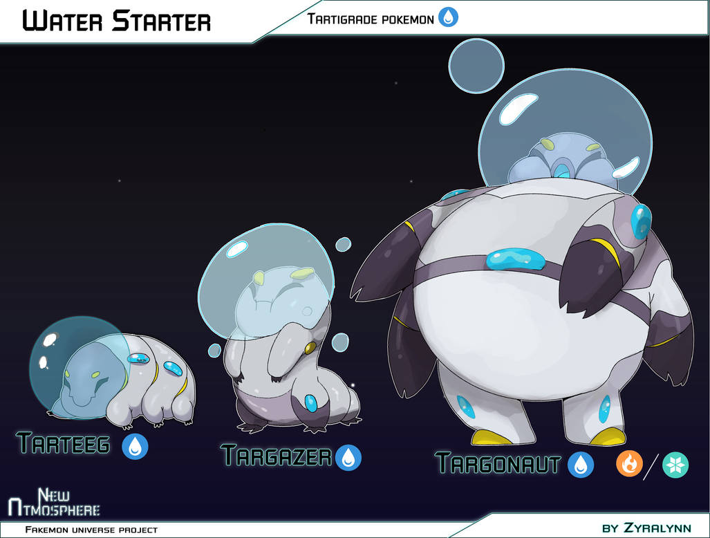 Container Fakemon Fakemon Water Starter by Zyralynn, NewAtmosphere by Zyralynn on DeviantArt