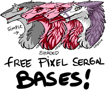 Free Downloadable Sergal busts by louizim on DeviantArt