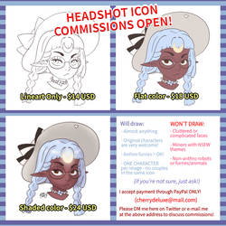 Headshot / Icon Commissions Now Open!