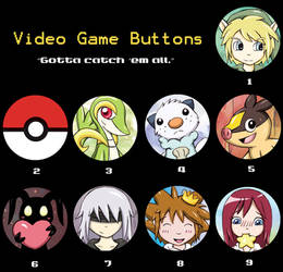 Video Game Buttons - Etsy Special