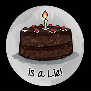 The Cake is a Lie Button