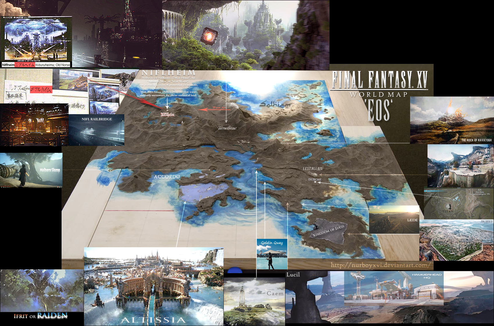 Final Fantasy XV - World Map : UPDATE III