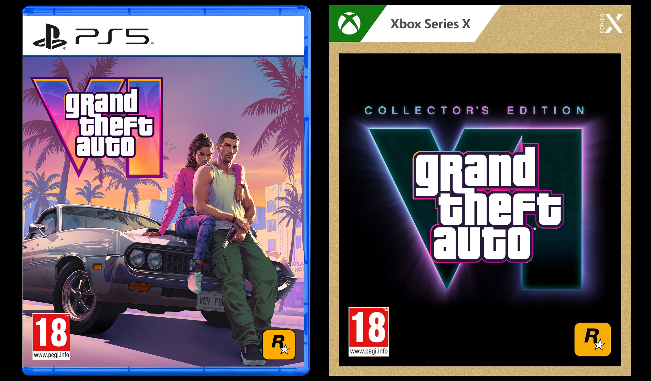 Grand Theft Auto VI GTA Collector's Edition Covers