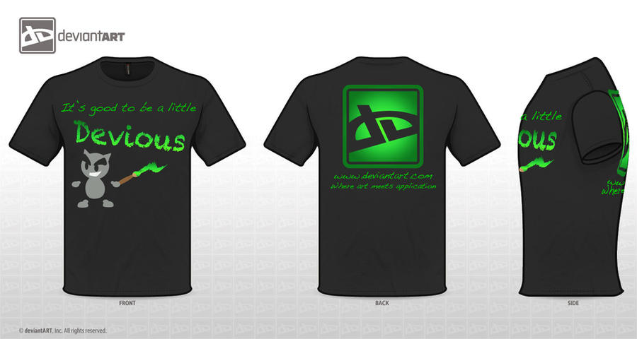 T Deviantart deviantART T shirt design by CheesyHipster on DeviantArt