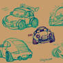 A sketch of the Cars style