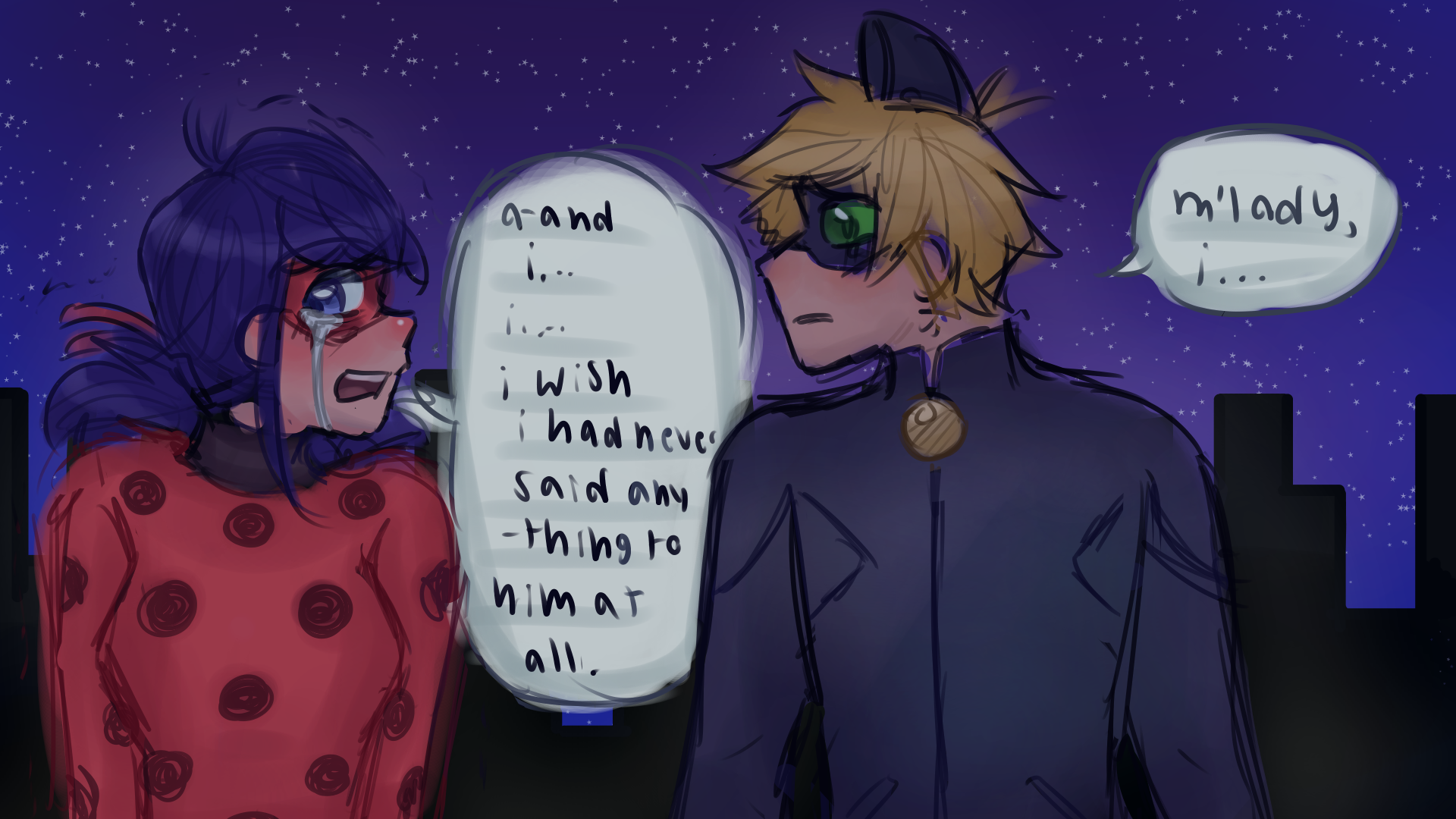 Ladybug Crying And Chat Noir By Himynameisvivi On Deviantart Ladybug Crying And Chat Noir By Himynameisvivi On Deviantart