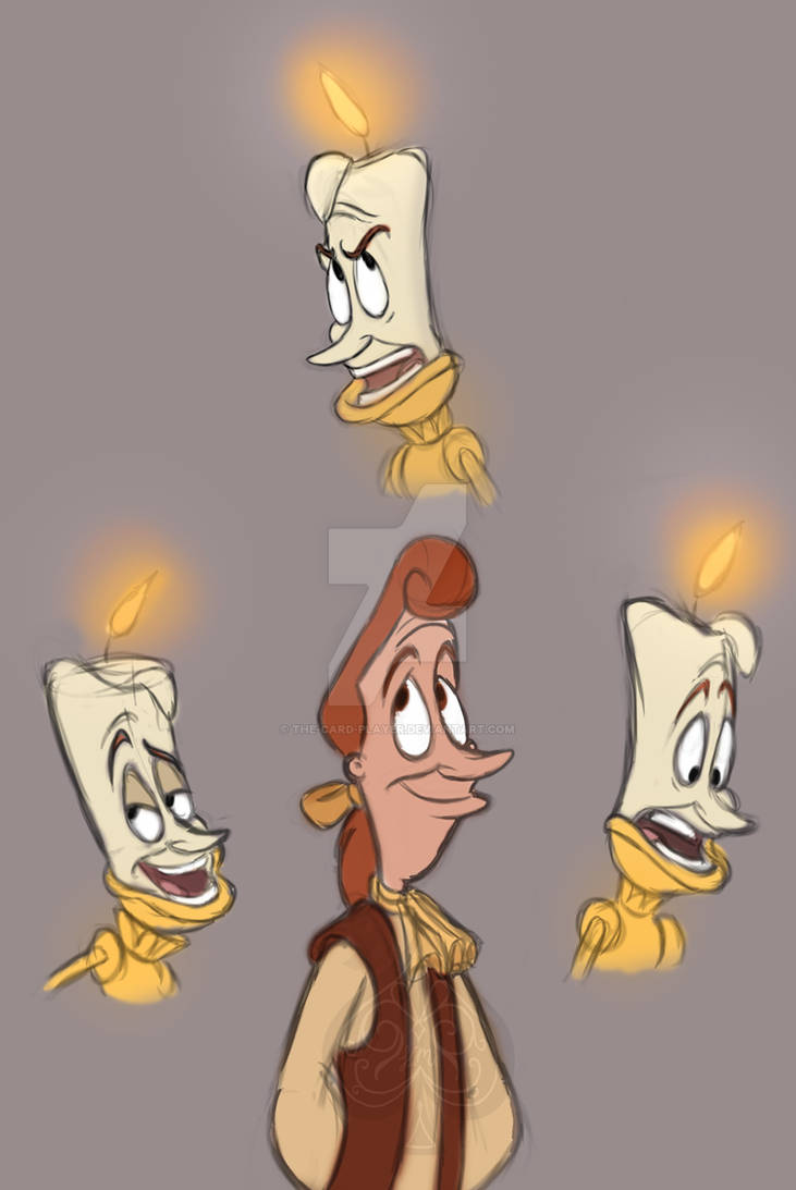 Lumiere doodles by The-Card-Player on DeviantArt