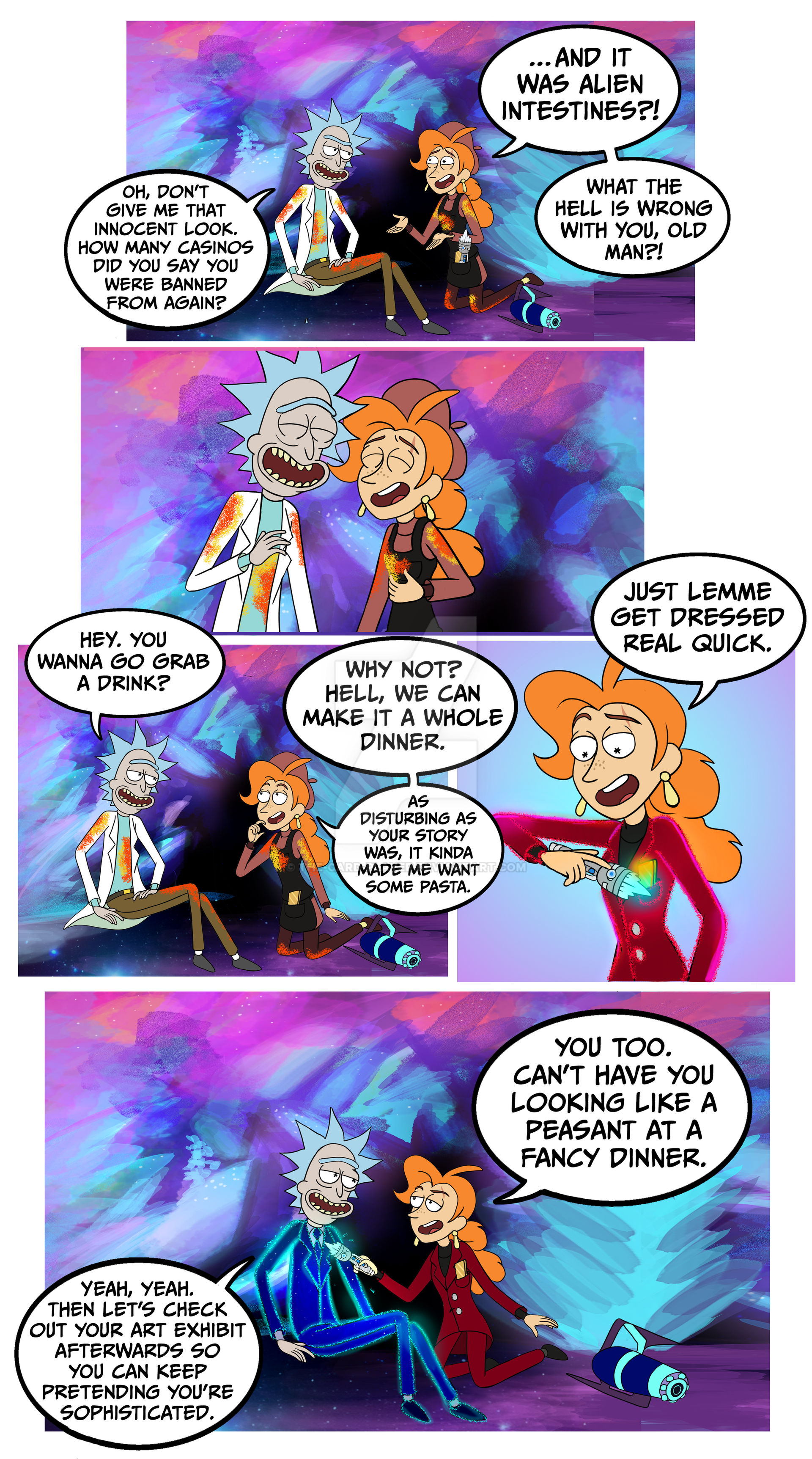 Rick Riker Dragonfly Deviantart Color Me Rick: Page 16 by The-Card-Player on DeviantArt