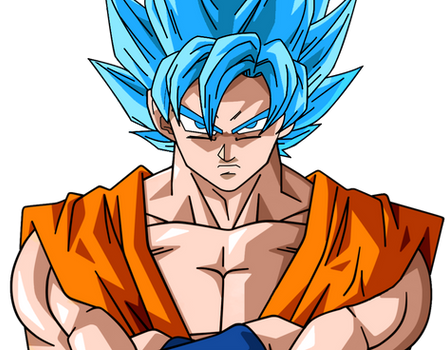  Goku Super Saiyan Blue Render by paul-sama2 on DeviantArt