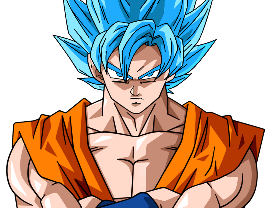 Goku Super Saiyan Blue Render by paul-sama2859 on DeviantArt