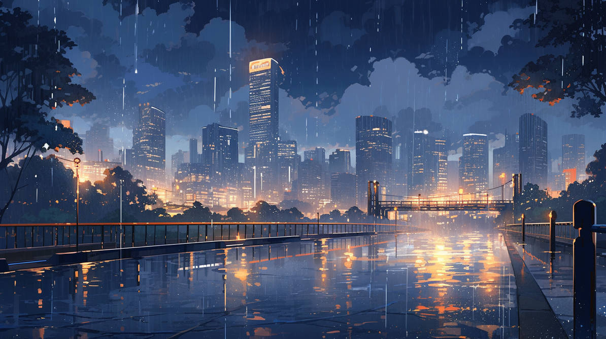 rain city #2 by Vhiksiix on DeviantArt