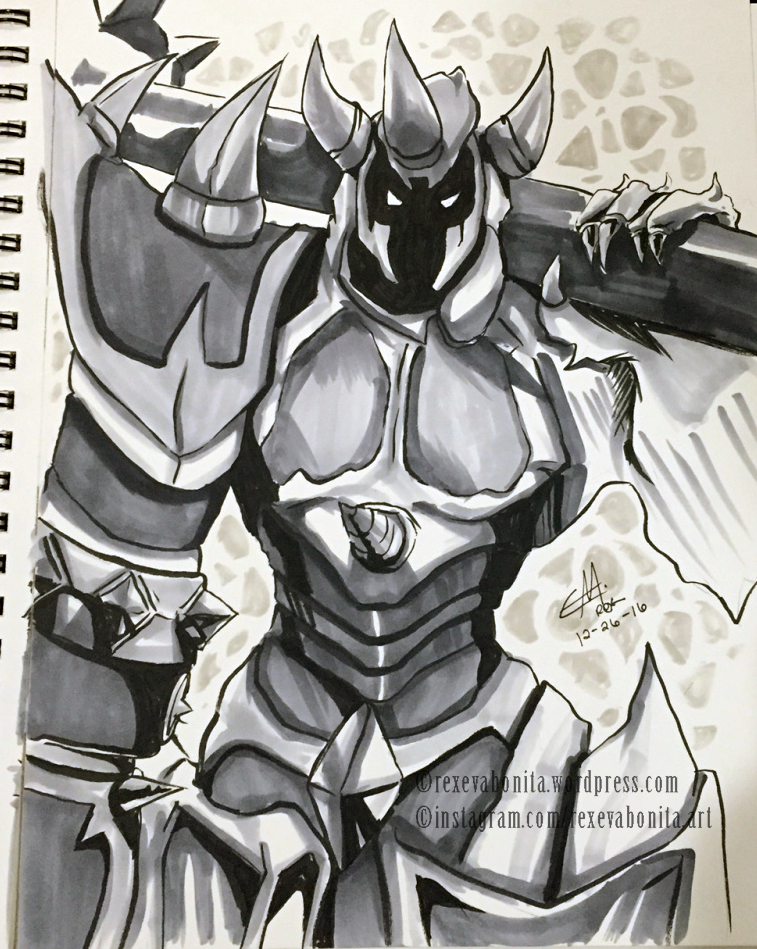 Mordekaiser - Copic Sketch