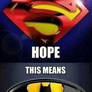 Symbol of Hope vs. Symbol of an Ass Kicking