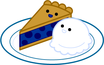 Food: Pie and Ice Cream