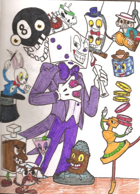 Cuphead Brothers Vs. King Dice by EixelPlayer on DeviantArt